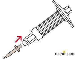 FISCHER CHIODI Ø 4MM CON COLLARE IN ACCIAIO PZ.200 - immagine 4