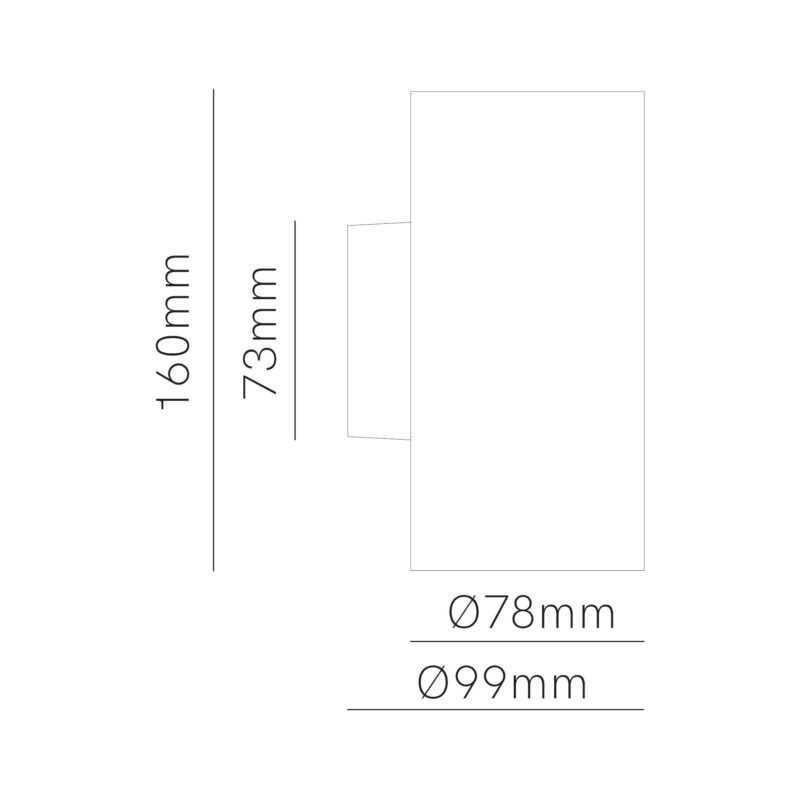 BENEITO APPLIQUE "SUNSET" SQUARE 16W TRICOLOR IN POLICARBONATO BIANCO - immagine 2