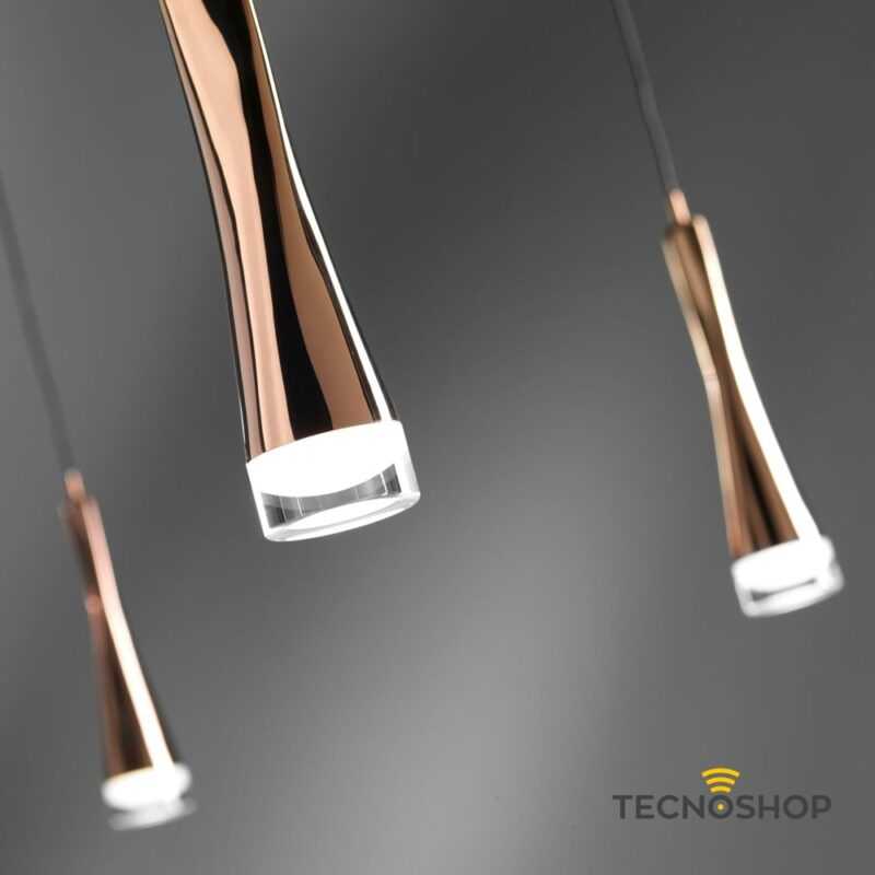 SOSPENSIONE TWIST 18W 3000K 1450LM ORO - immagine 2