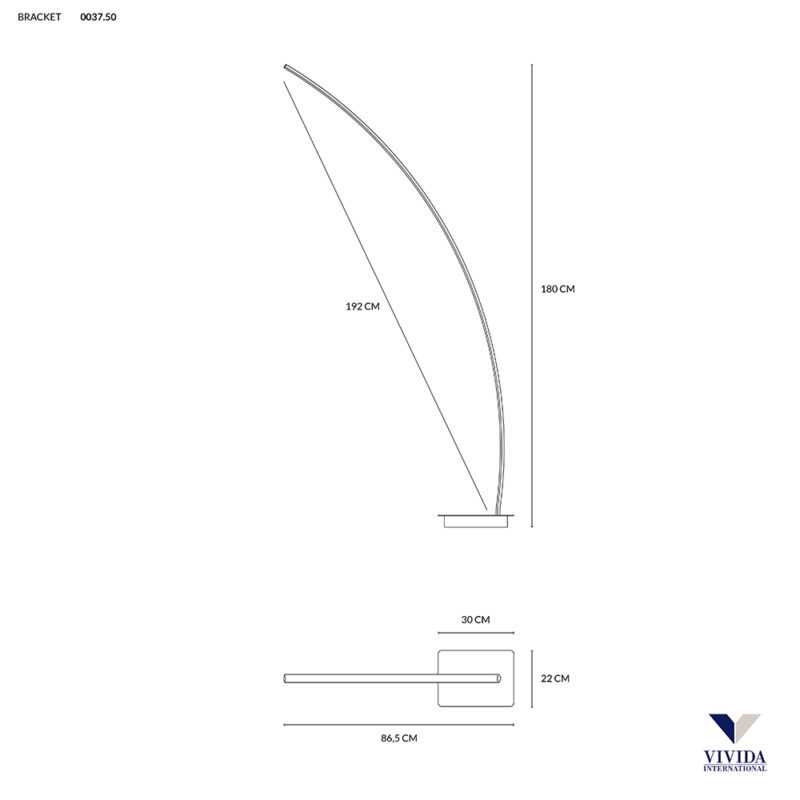 PIANTANA BRACKET 33W 1980LM 3000K BIANCA - immagine 3