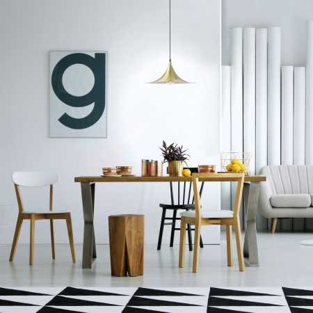 REDO SOSPENSIONE "WIZ" 1xE27 D.48cm IN OTTONE - immagine 3