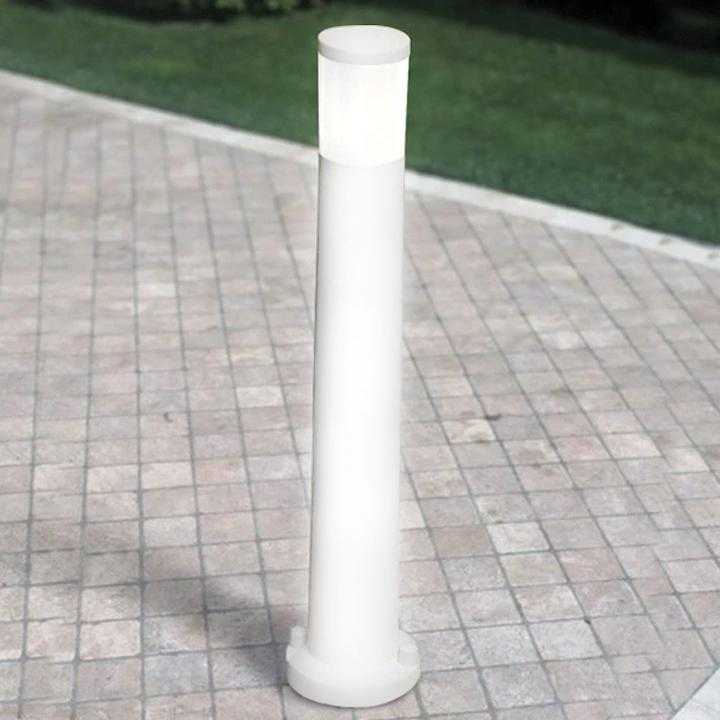 PALETTO "AMELIA 800" BIANCO H.80cm CON ATTACCO LAMPADA E27 (INCLUSA) - immagine 2