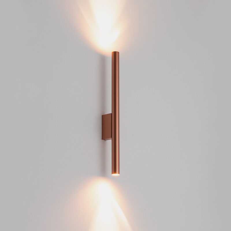 NOWODVORSKI APPLIQUE "LASER WALL" 2xG9 40cm RAME SATINATO - immagine 4