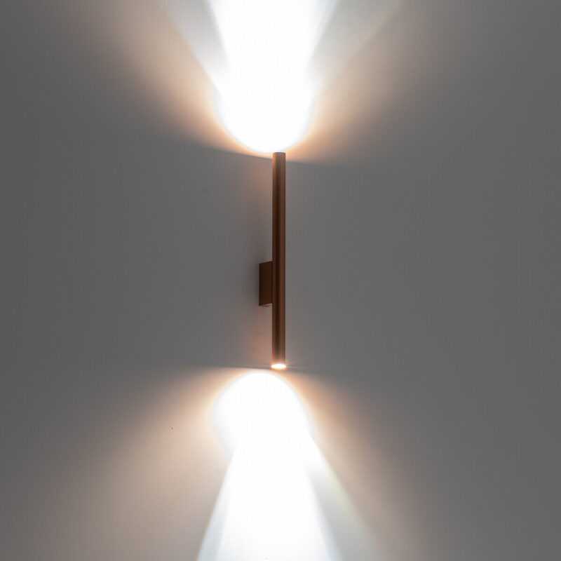 NOWODVORSKI APPLIQUE "LASER WALL" 2xG9 40cm RAME SATINATO - immagine 2