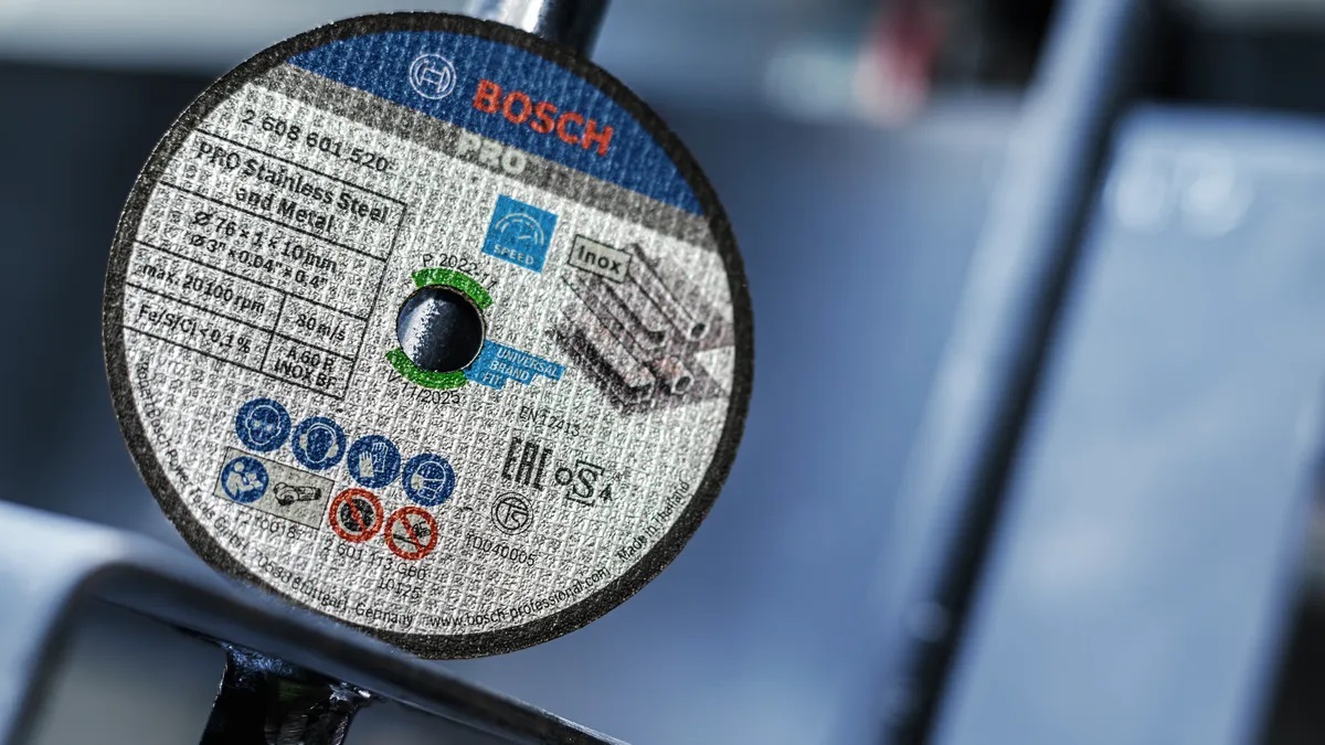 BOSCH CONFEZIONE 5 MOLE DA TAGLIO ACCIAIO 76x1x10 mm - immagine 2