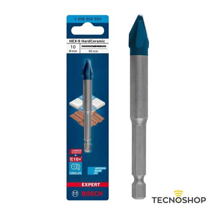 BOSCH PUNTA HEX-9 HARDCERAMIC 10X90MM - immagine 3