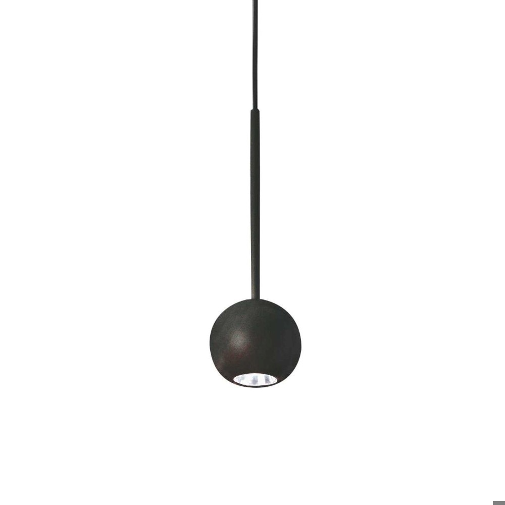 IDEAL LUX SOSPENSIONE LED SFERICA ARCHIMEDE 3,5W 3000K NERA - immagine 2