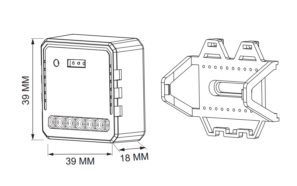 LIFE KIT MODULO 1CH RELÈ ON/OFF WIRELESS CON RICEVITORE E RADIOCOMANDO - immagine 3