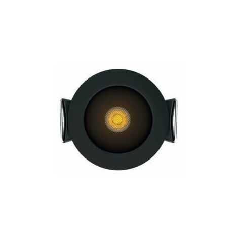 BENEITO INCASSO LED RETRATTO TONDO "PULSAR" 3,5W 2700K NERO - immagine 2
