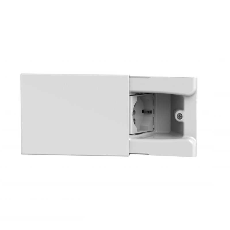 4BOX TELAIO 3 MODULI CON SPORTELLO A SLITTA "HIDE" (COMPATIBILE PLANA) - immagine 2