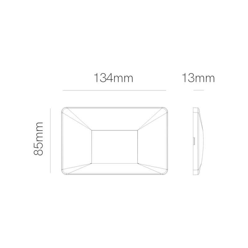 BENEITO SEGNAPASSO LED "MIS C" 3W 2.700K/3.200K/4.000K IP65 CORTEN - immagine 2