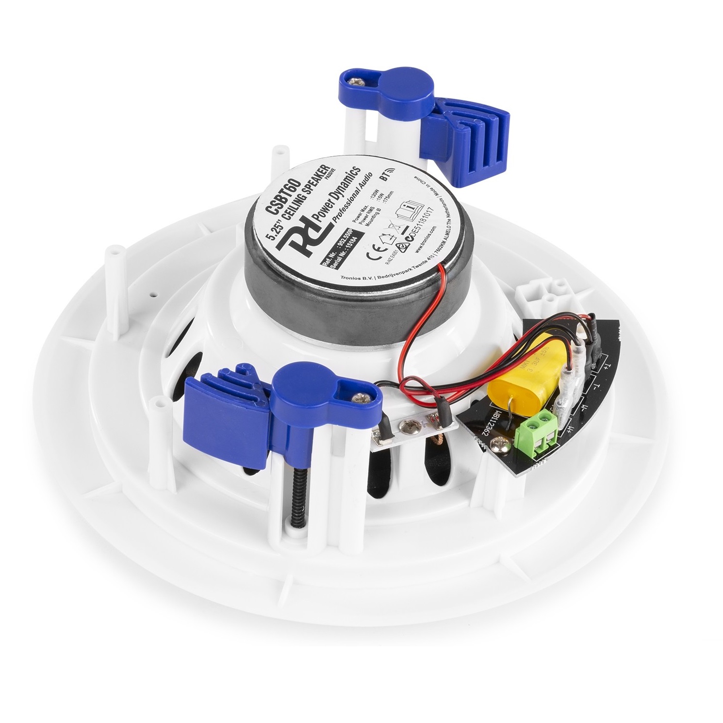 COPPIA DIFFUSORI AMPLIFICATI DA SOFFITTO BLUETHOOT 60W 86DB - immagine 2