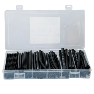LIFE KIT GUAINA TERMORESTRINGENTE NERA 2-3-5-6-8-10mm 100 PEZZI