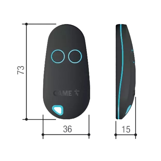 CAME TRASMETTITORE 4 CANALI 806TS-0270 ROLLING CODE 433,92MHZ - immagine 2