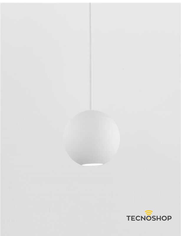 NOVALUCE SOSPENSIONE LED "NOCCI" 4.5W 3000K 158cm BIANCA - immagine 2