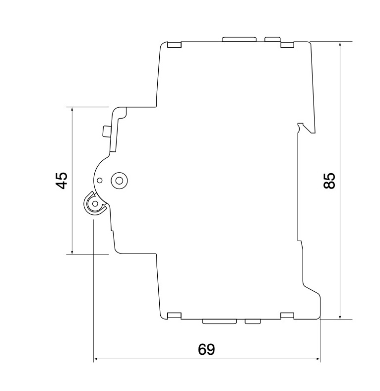 AEG MTD DIFFERENZIALE 3P+N C 32A 6kA 30mA COMPATTO - immagine 2
