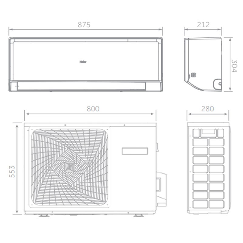 HAIER CLIMATIZZATORE INVERTER REVIVE 18000BTU A++/A+ R32 WIFI - immagine 3