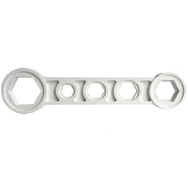 CHIAVE UNIVERSALE PER MONTAGGIO TAPPI RADIATORI DA 1" e 1"1/4