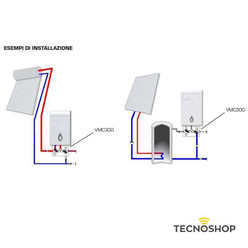 ESBE KIT SOLARE TERMICO CON DEVIATORE TERMOSTOSTATICO DA 1" M - immagine 4