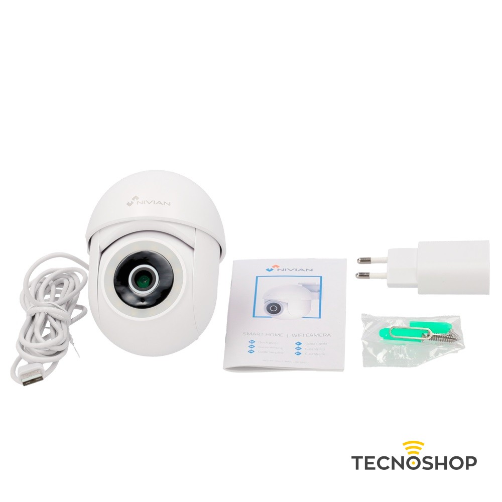 NIVIAN TELECAMERA SMART WI-FI 2K 3MPX MOTORIZZATA IP65 - immagine 4
