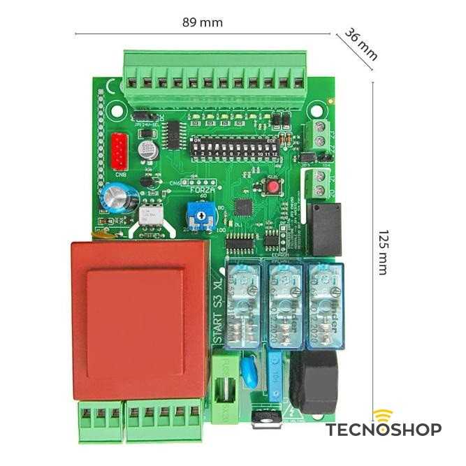 NOLOGO CENTRALE DI COMANDO START-S3LP PER MOTORE SCORREVOLE 220Vac - immagine 2