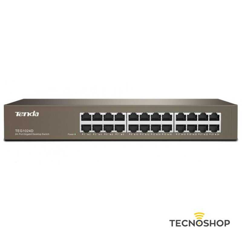 TENDA SWITCH 24 PORTE GIGABIT PER RACK 19" - immagine 2