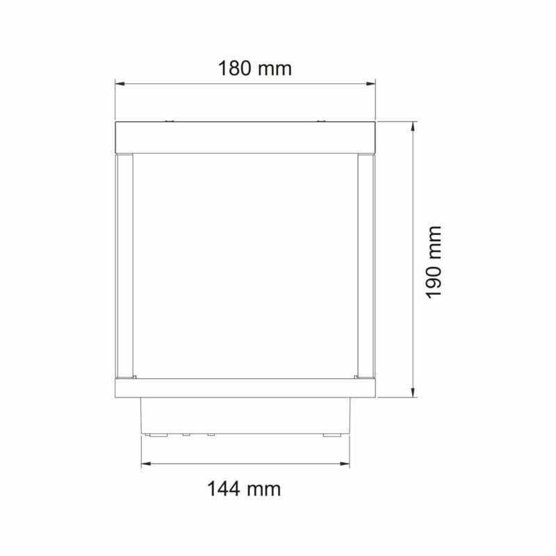 BENEITO LAMPADA LED SOLARE "VISOR" 3000K 3,5W BIANCA - immagine 2