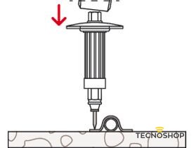 FISCHER CHIODI Ø 4MM CON COLLARE IN ACCIAIO PZ.200 - immagine 4