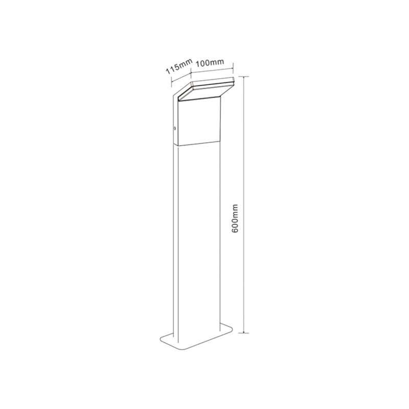 BENEITO PALETTO "CAM" 60CM 9W 4000K 700LM CORPO BIANCO - immagine 3