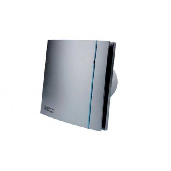 S&P ASPIRATORE ASSIALE "SILENT-100CZ" SILVER D.100mm - immagine 2
