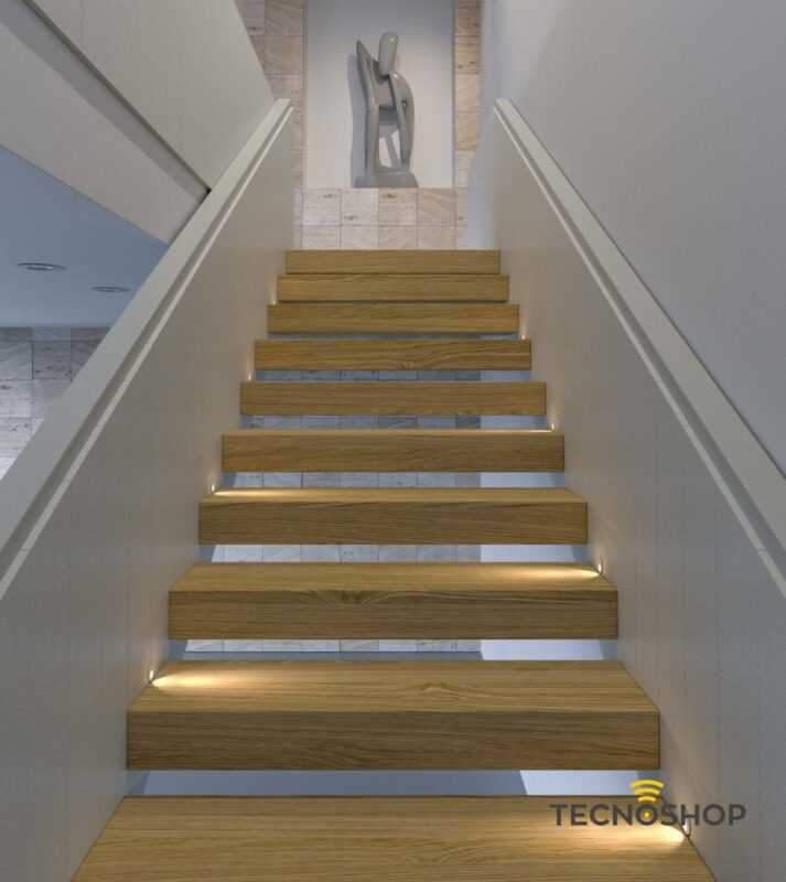 BENEITO SEGNAPASSO LED "POLO" ROTONDO 2W 3200K IP54 BIANCO - immagine 2