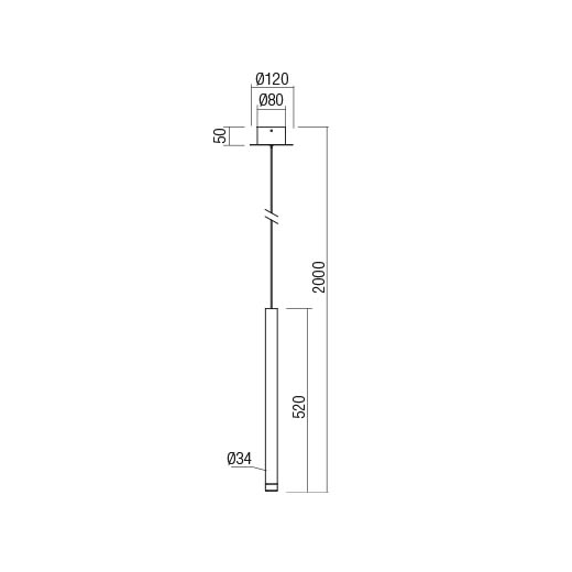 REDO SOSPENSIONE "MADISON" 4W 432LM 3000K RAME SPAZZOLATO - immagine 2