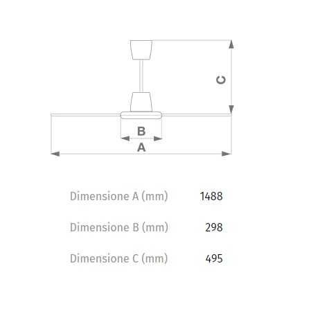 VORTICE VENTILATORE NORDIK EVOLUTION R 140/56" BIANCO - immagine 3