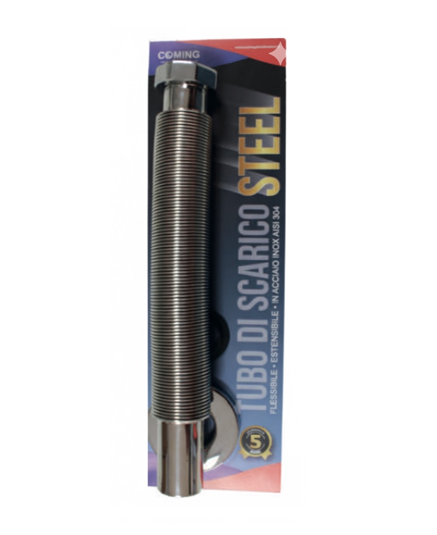 COMING TUBO DI SCARICO IN ACCIAIO INOX 1"1/4x32mm - immagine 2