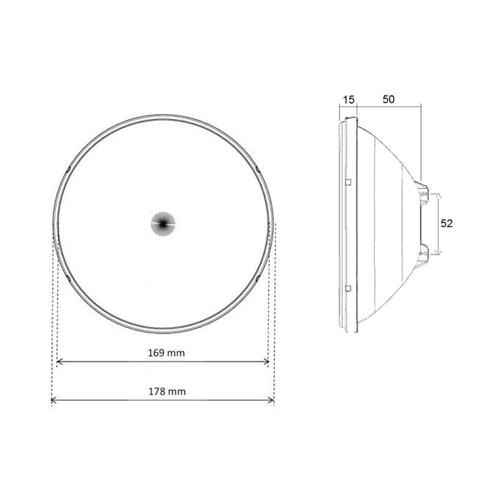 SEAMAID LAMPADA PER PISCINA PAR56 60 LED 13W 6500K - immagine 6