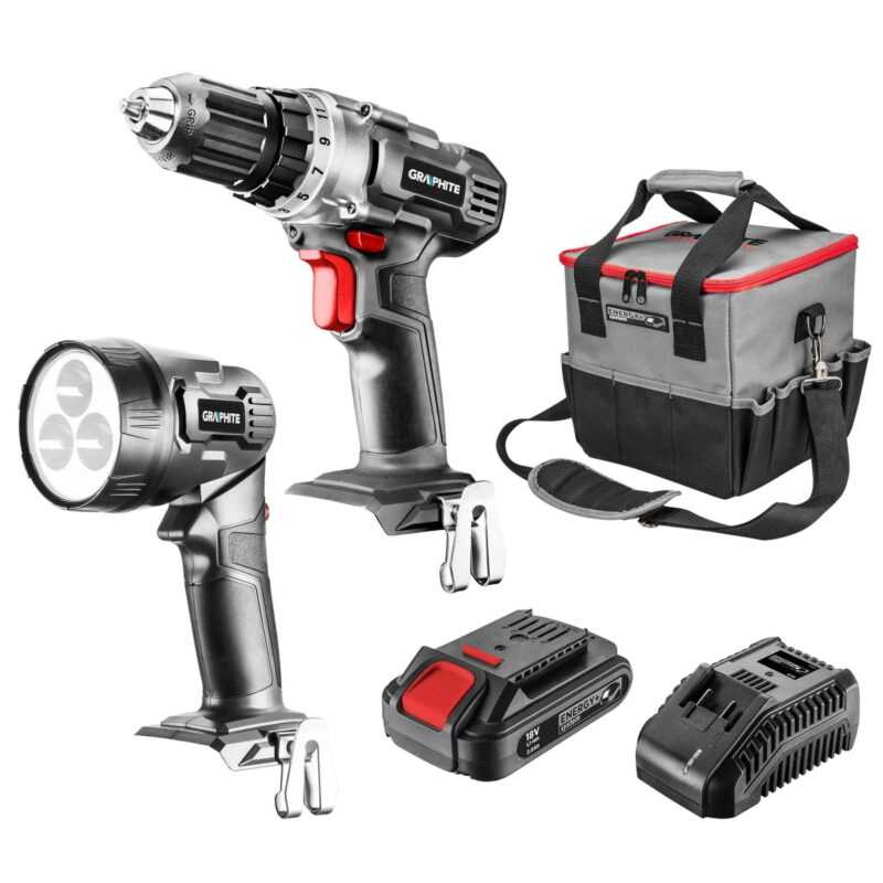 GRAPHITE LAMPADA DA OFFICINA 18V - SOLO UTENSILE - immagine 2