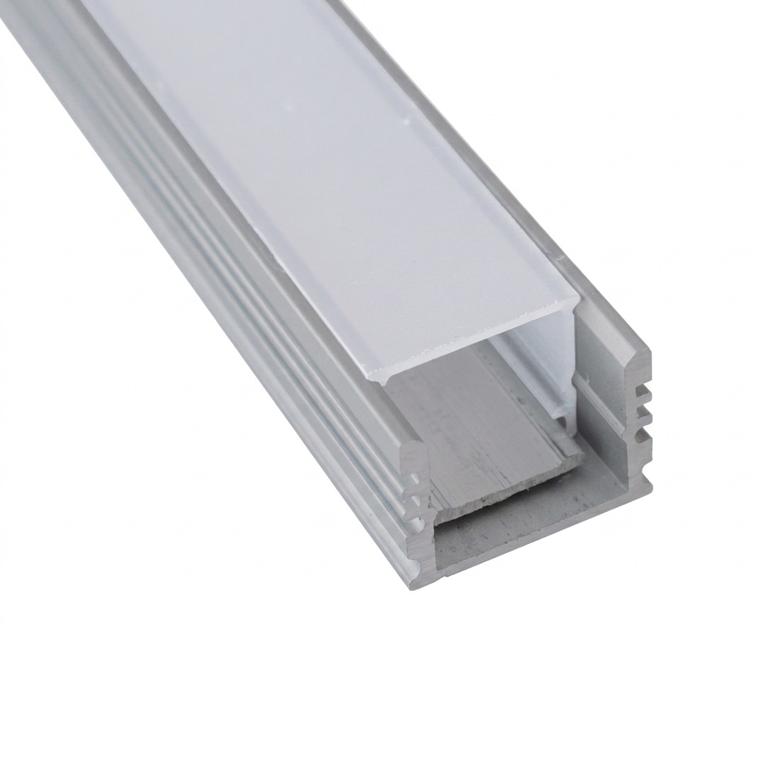 LIFE KIT PROFILO ALLUMINIO 2m IP65 DA PARETE 24W/M CON COVER OPALE