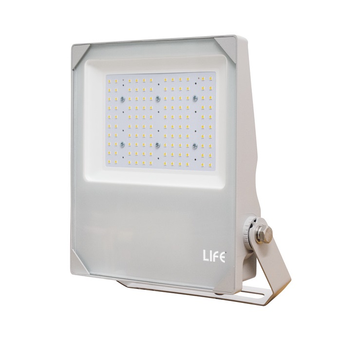 LIFE PROIETTORE LED 100W 6500K 14000LM 110° IP66 PER CAMPI SPORTIVI