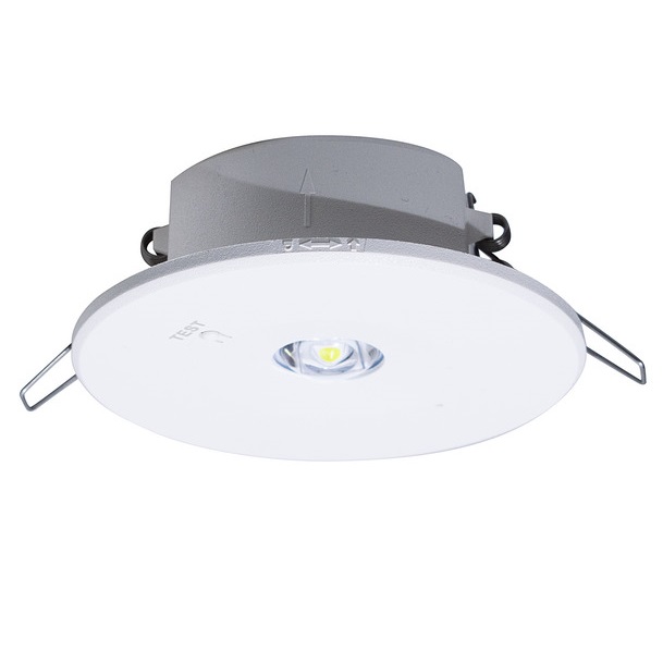 LIFE PUNTO LUCE D’EMERGENZA DA INCASSO 1W AUTONOMIA 3H IP20 FORO 80mm
