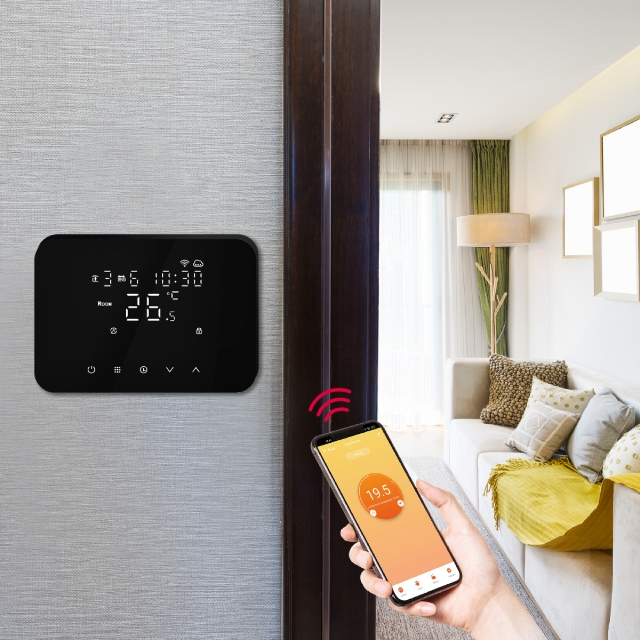 CRONOTERMOSTATO WIFI HEYTERMO+ SOFT TOUCH 230V NERO - immagine 2