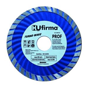 HU-FIRMA DISCO DIAMANTATO TURBO-WAVE PROF BLU Ø 115mm