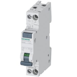 SIEMENS MAGNETOTERMICO DIFFERENZIALE 1P+N 16A CURVA C 30mA 4,5KA 1 MODULO