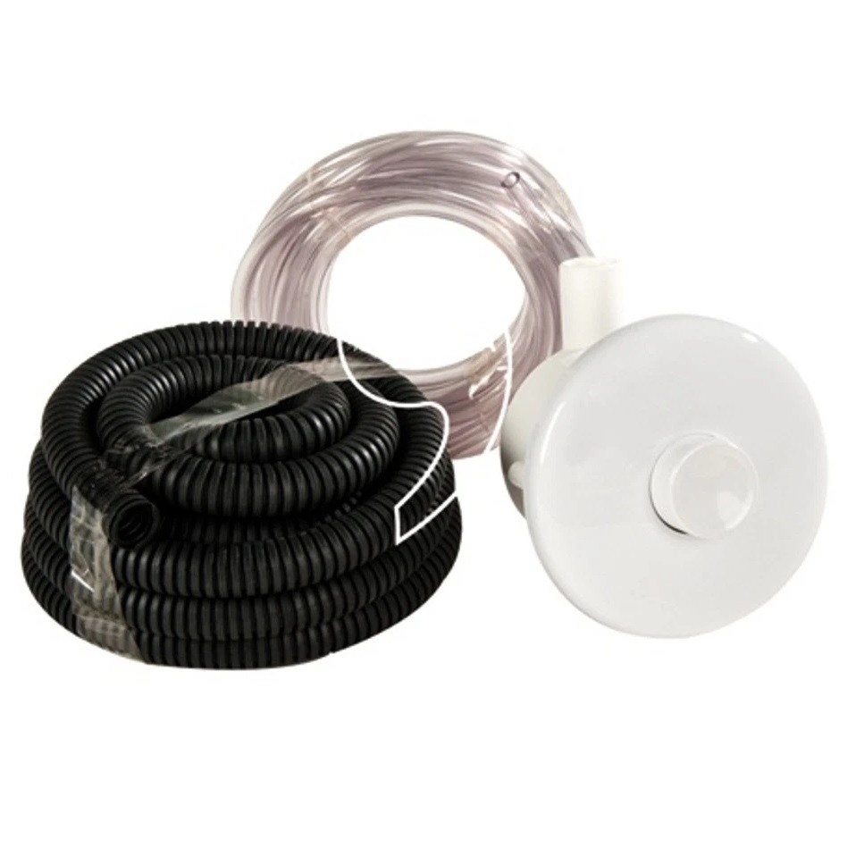 PUCCI PULSANTE PNEUMATICO BIANCO 80009910 PER MONTAGGIO INCASSO - immagine 2