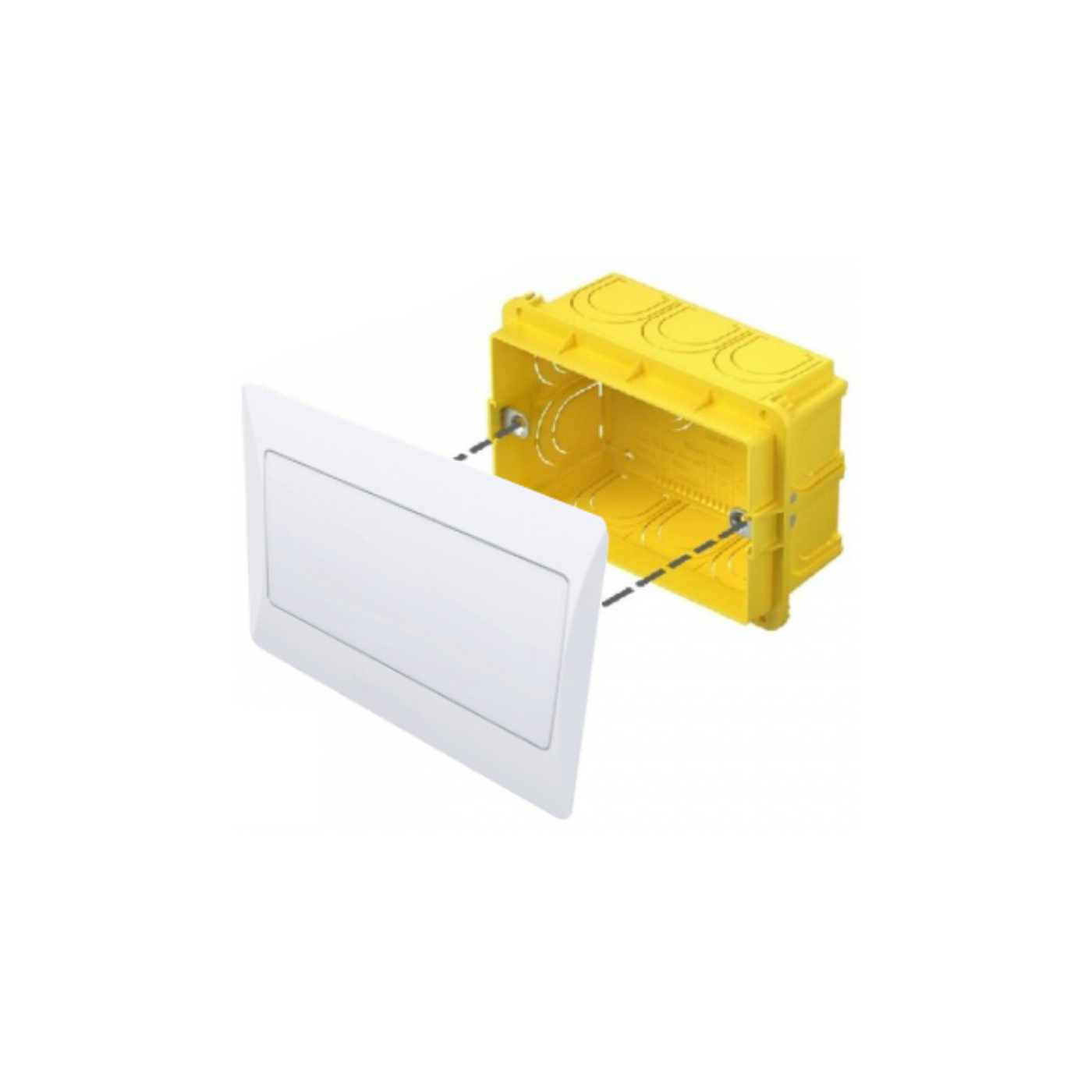 ALCAPOWER LAMPADA DI EMERGENZA DA INCASSO PER 503 15LM 1W 8H IP20 - immagine 2