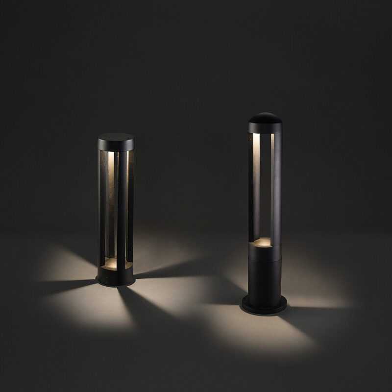 NOWODVORSKI PALETTO LED DA GIARDINO "MONTERREY" H.62cm 9W 3000K NERO - immagine 2