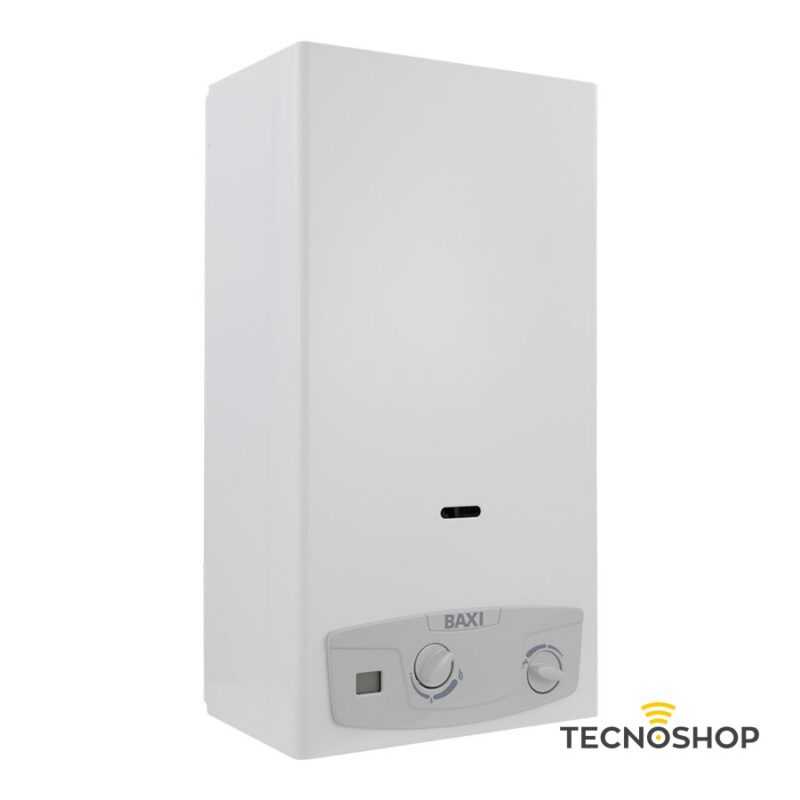 BAXI SCALDACQUA ISTANTANEO A CAMERA APERTA 14LT GPL - immagine 3
