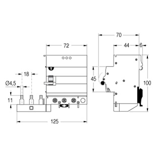 AEG BLOCCO DIFFERENZIALE Elfa D9 3P <63A 30mA AC - immagine 2