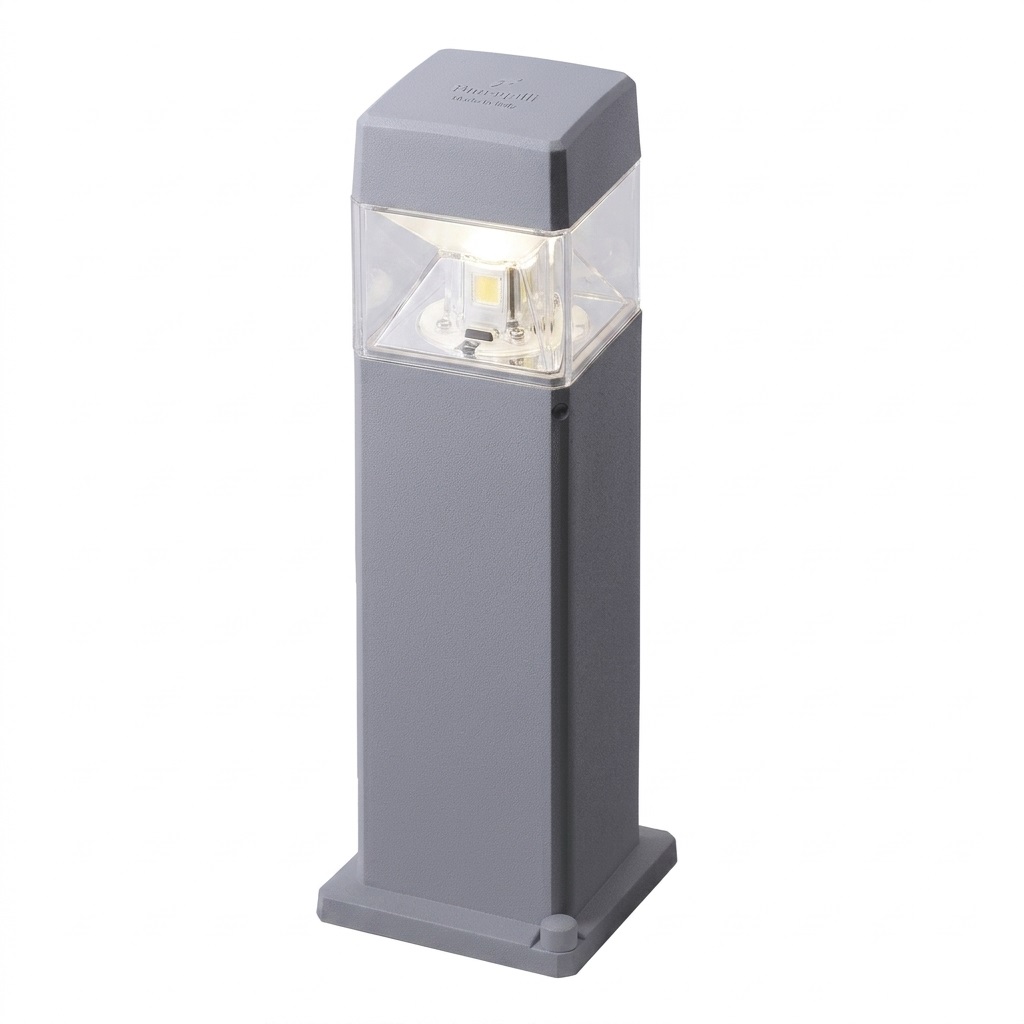 FUMAGALLI PALETTO “ELISA 500” GRIGIO H.50cm CON ATTACCO LAMPADA GX53 (INCLUSA)