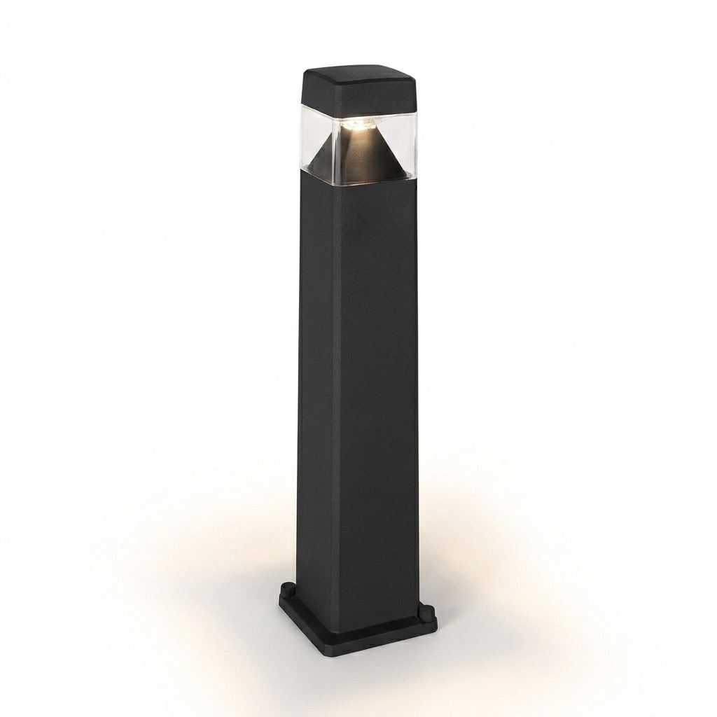 FUMAGALLI PALETTO “ELISA 800” NERO H.80cm CON ATTACCO LAMPADA GX53 (INCLUSA)
