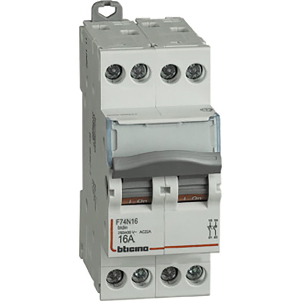 BTICINO SEZIONATORE MODULARE F74N/32N 4P 32A 2 MODULI